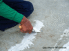 how to clean paint off concrete